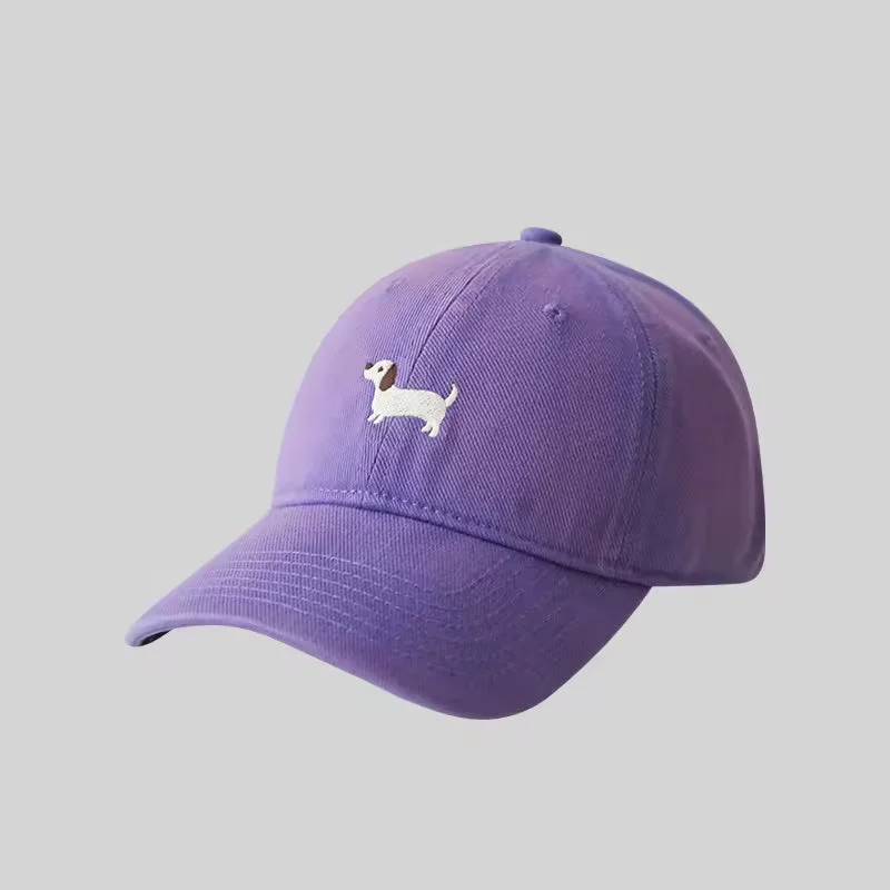 Embroidered Dachshund Baseball Cap