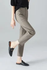 Josee | Tapered Ankle High Waist Trousers