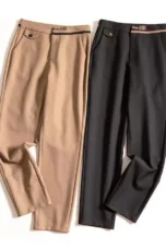 Manon | Cropped Stretch Straight Trousers