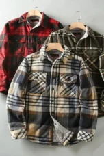 Patrice | Fleece Lined Flannel Shirt Jacket