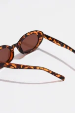 Tortoiseshell Oval Sunglasses