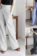 Paquerette | Cotton Pinstripe Trousers