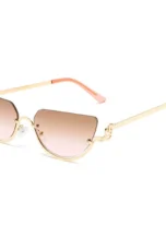 Rimless Gradient Sunglasses, UV400