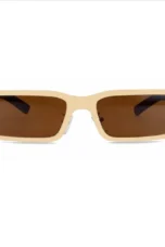Metal Frame Flare Lens Sunglasses