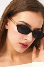 Tortoiseshell Sunglasses, Gold Temples
