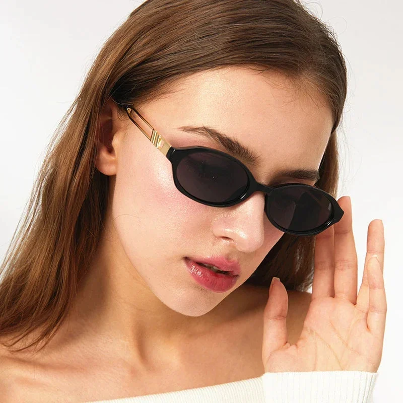 Tortoiseshell Sunglasses, Gold Temples