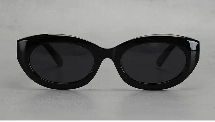 Thick Rim Round Sunglasses