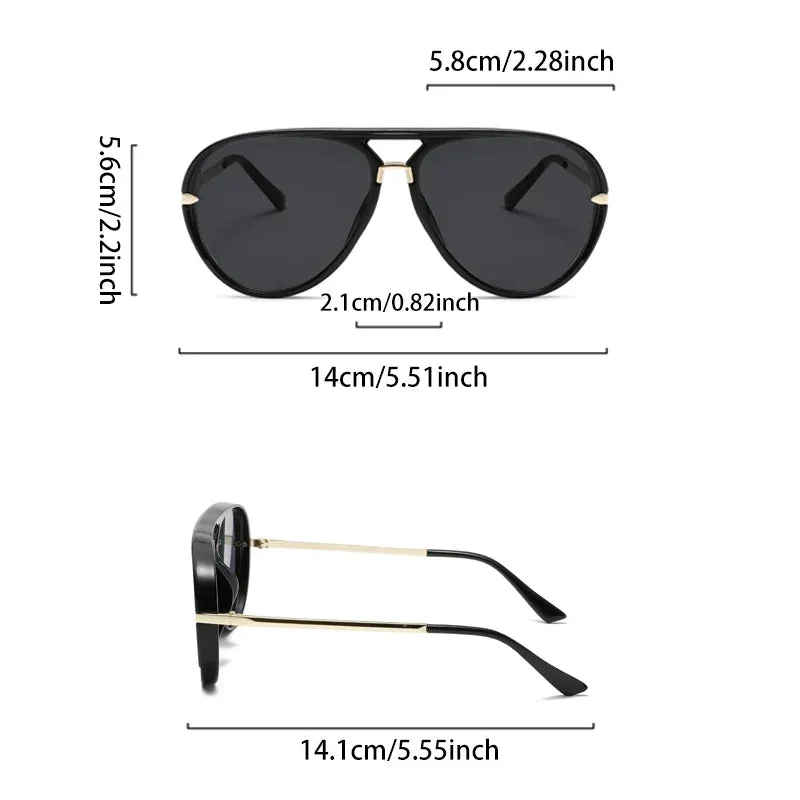 Translucent Aviator Sunglasses