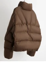 Léonide | Quilted Funnel Neck Parka