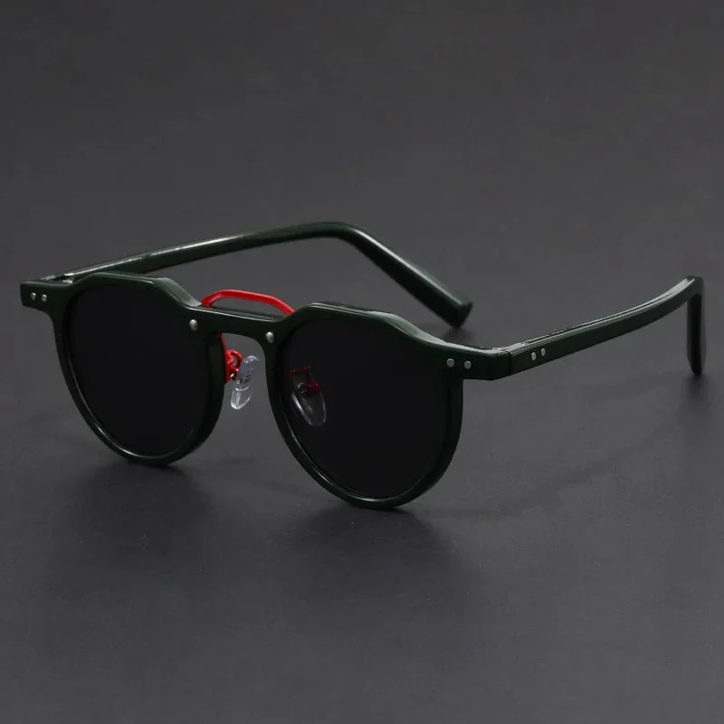 Round Frame Polarized Sunglasses