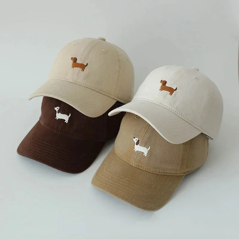 Embroidered Dachshund Baseball Cap