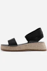 Zulma | Leather Strap Platform Espadrilles