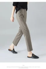 Josee | Tapered Ankle High Waist Trousers