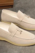 Maxime | Genuine Suede Tassel Loafers