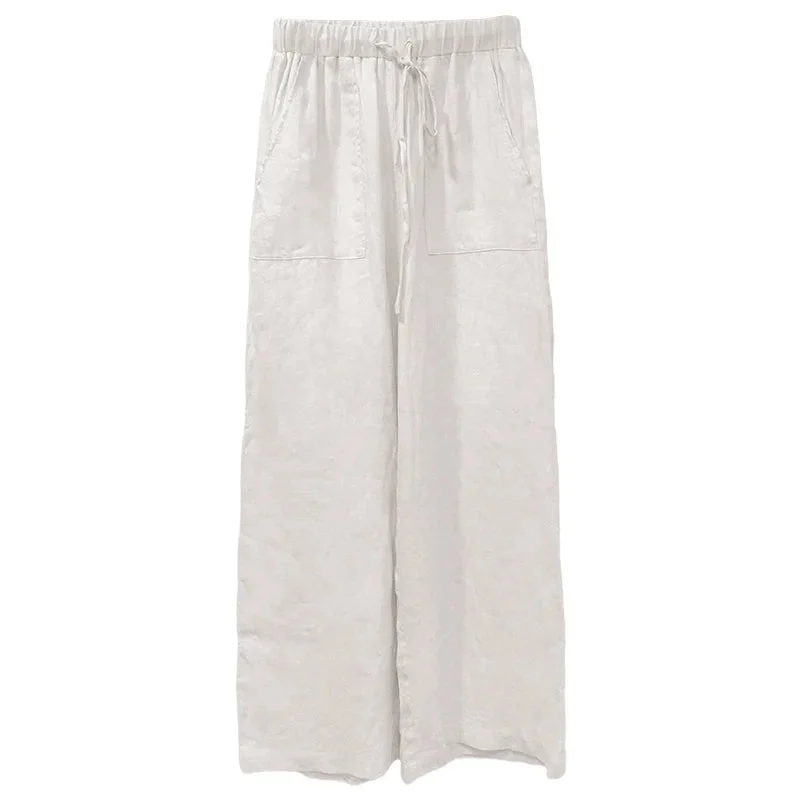 Delima | Pure Linen Drawstring Pants