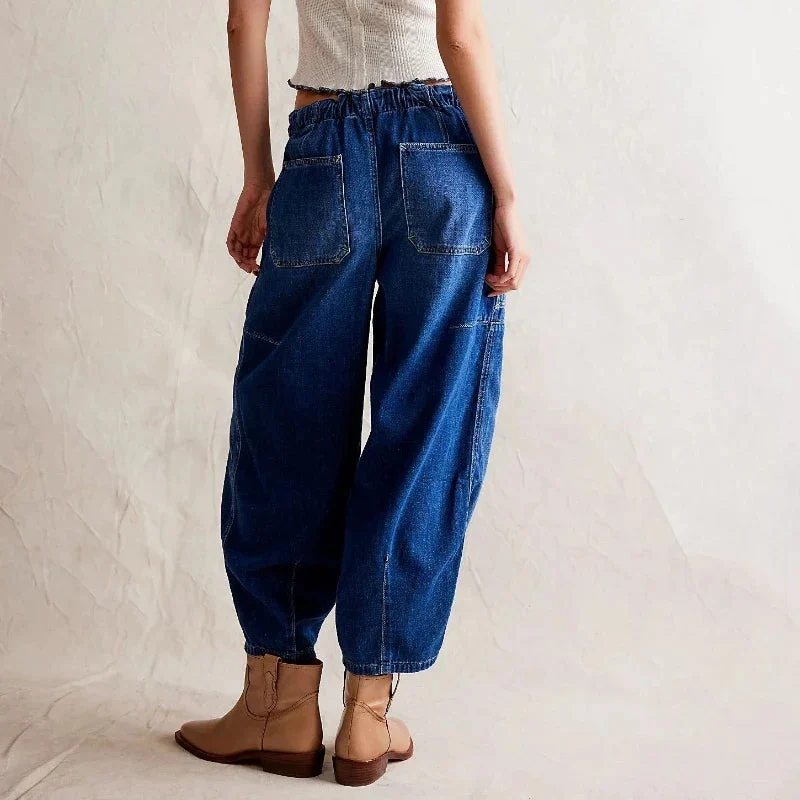Maryse | Pull-On 100% Cotton Denim Jeans