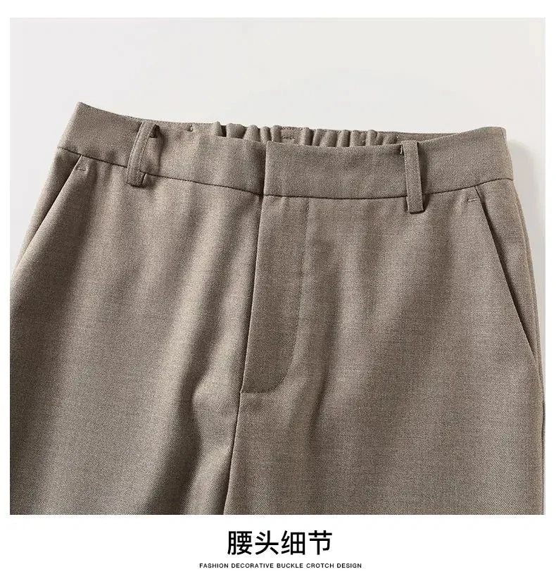 Josee | Tapered Ankle High Waist Trousers