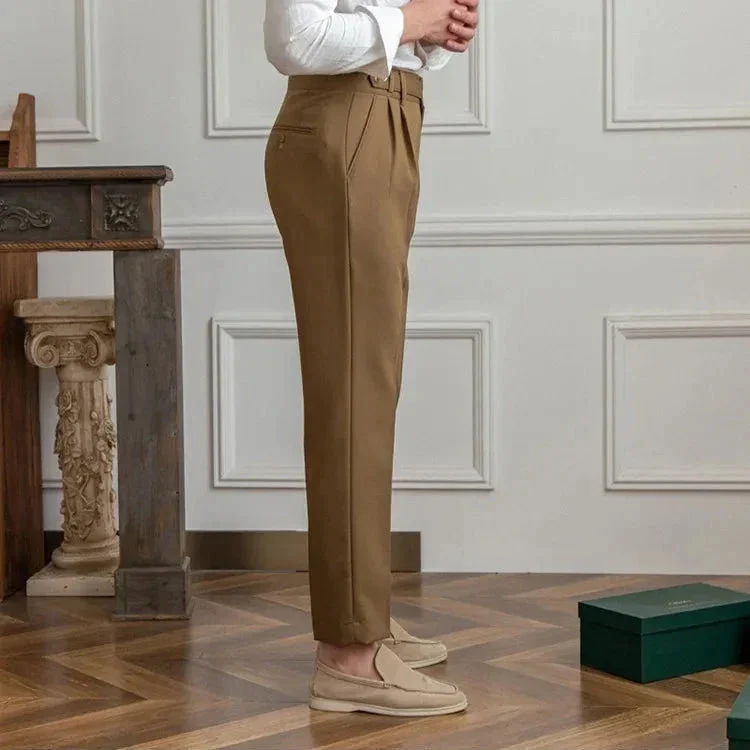 Agnes | High Rise Straight Leg Trousers