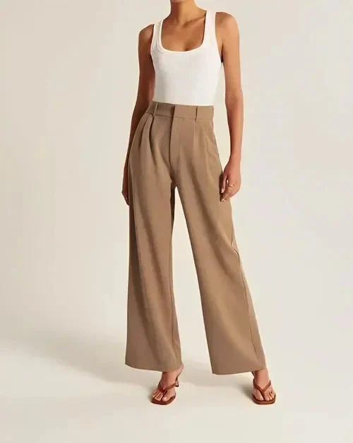 Liliane | High Waist Wide Leg Trousers
