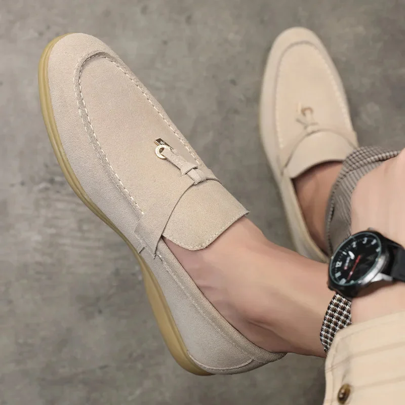 Maxime | Genuine Suede Tassel Loafers