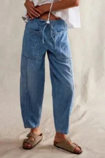 Maryse | Pull-On 100% Cotton Denim Jeans