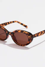 Tortoiseshell Oval Sunglasses