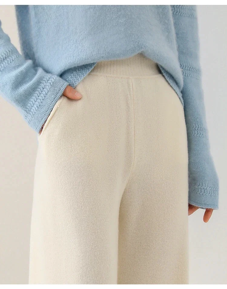 Gracieuse | 100% Merino Wool Knit Pants