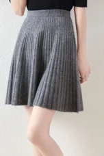 Laurentine | Merino Wool Mini Skirt