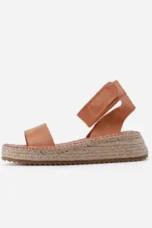 Zulma | Leather Strap Platform Espadrilles
