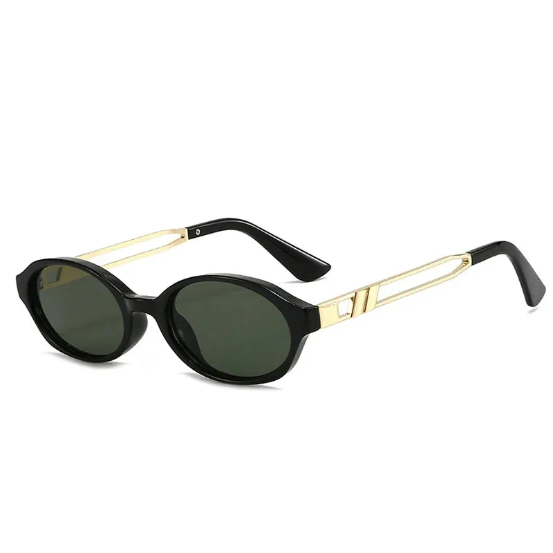 Tortoiseshell Sunglasses, Gold Temples