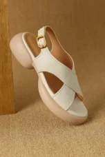 Bathilde | Crossover Band Padded Slides