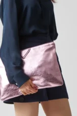 Metallic Hard Shell Evening Clutch