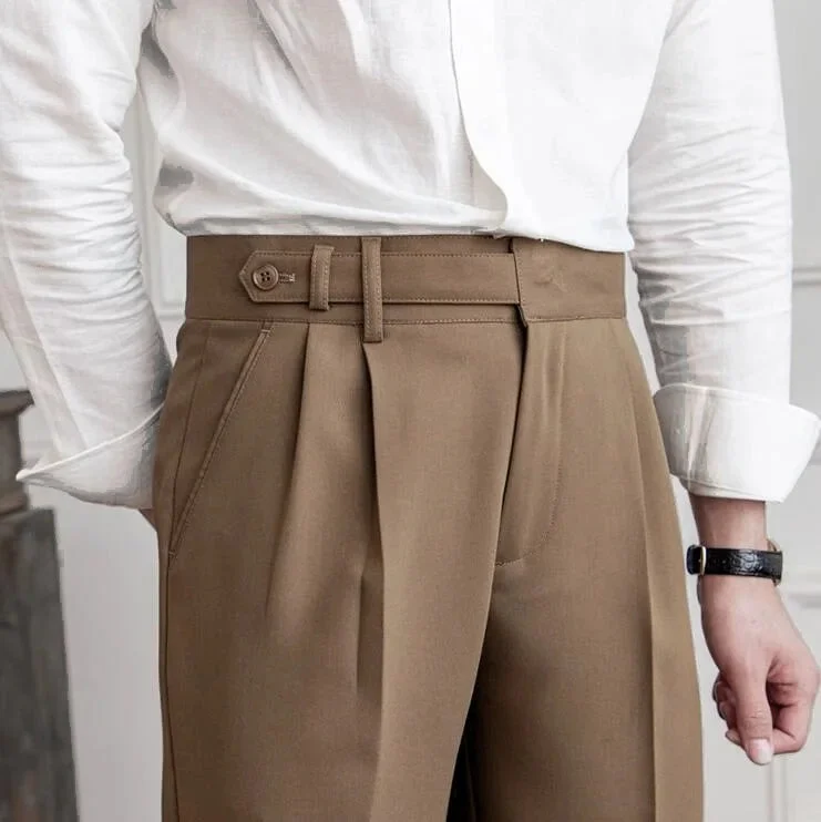 Agnes | High Rise Straight Leg Trousers