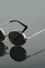 Oversized Sunglasses, Gold Metal Arms