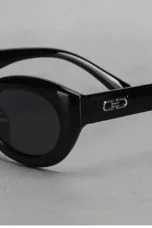 Thick Rim Round Sunglasses