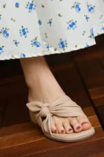 Audrey | Sheepskin Slingback Sandals