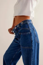 Modestine | Rigid Cotton Wide Leg Jeans