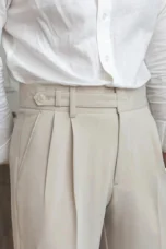 Agnes | High Rise Straight Leg Trousers