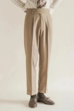 Carole | High Waist Pleated Trousers