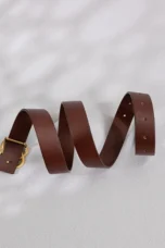 Suede Knot Buckle Belt, 2.8 cm Wide