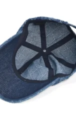 Diamond Stitch Denim Cap