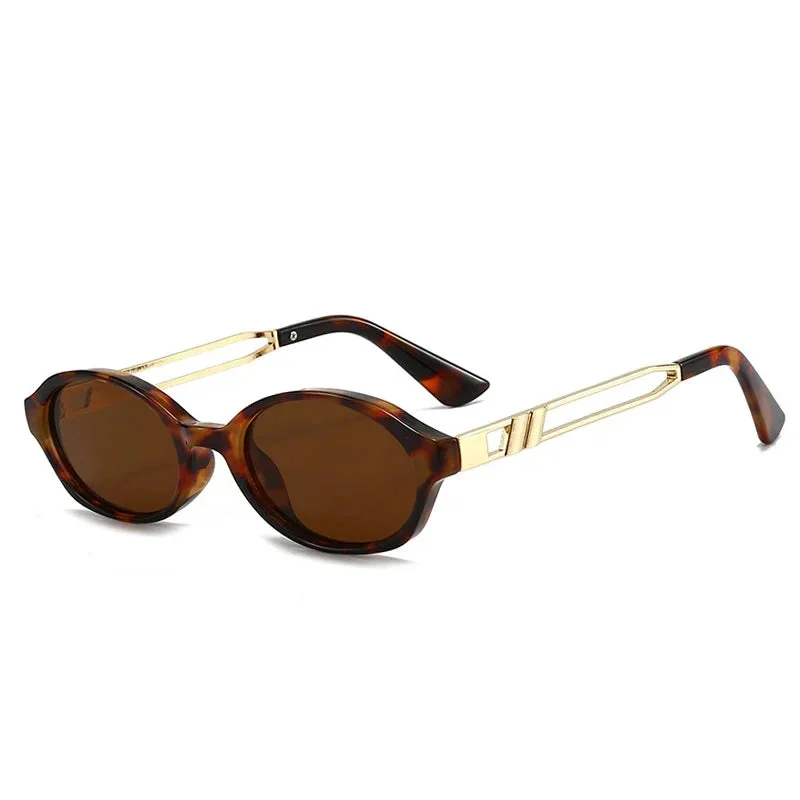 Tortoiseshell Sunglasses, Gold Temples