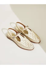 Peggy | Italian Leather Slingback Sandals