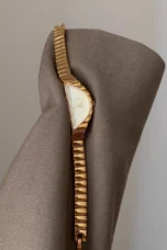Asymmetric Gold-Tone Quartz Watch