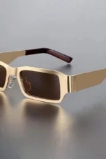 Metal Frame Flare Lens Sunglasses