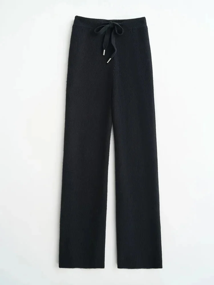 Laurencia | 30% Merino Knit Wide Leg Pants