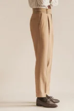 Carole | High Waist Pleated Trousers