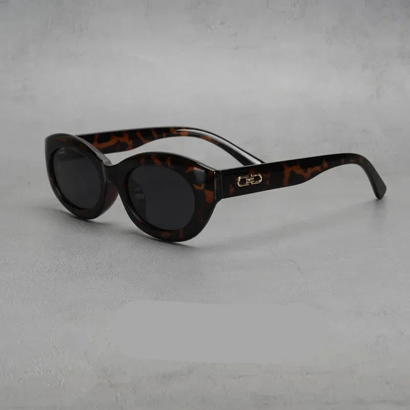 Thick Rim Round Sunglasses