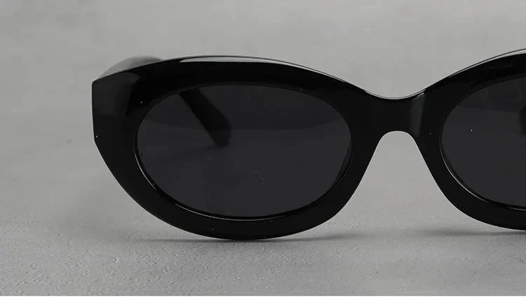 Thick Rim Round Sunglasses