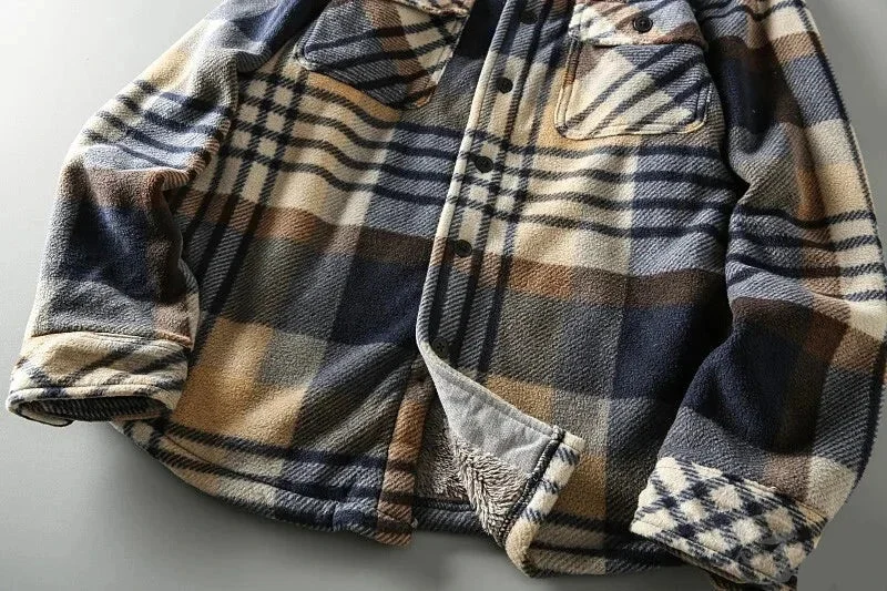 Patrice | Fleece Lined Flannel Shirt Jacket